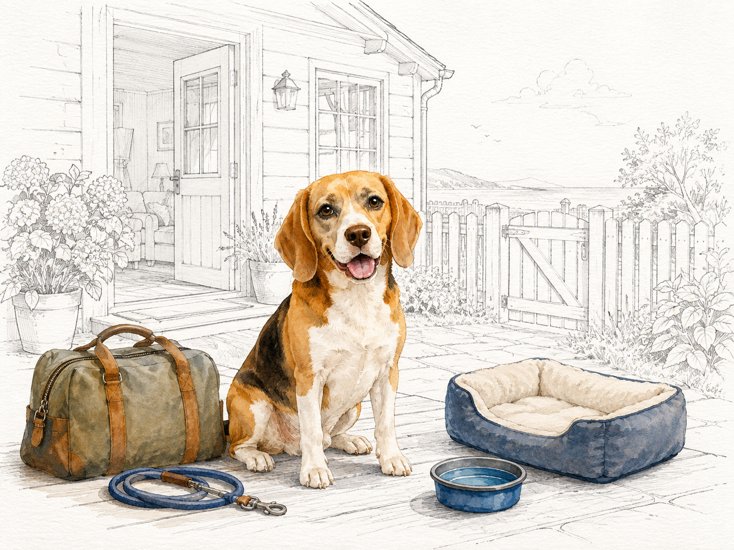 Ferienhaus mit Hund: Worauf du bei Suche und Buchung achten solltest